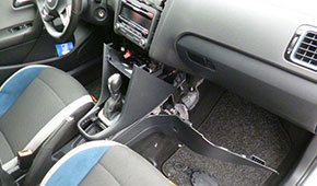 Attempted theft Volkswagen Polo